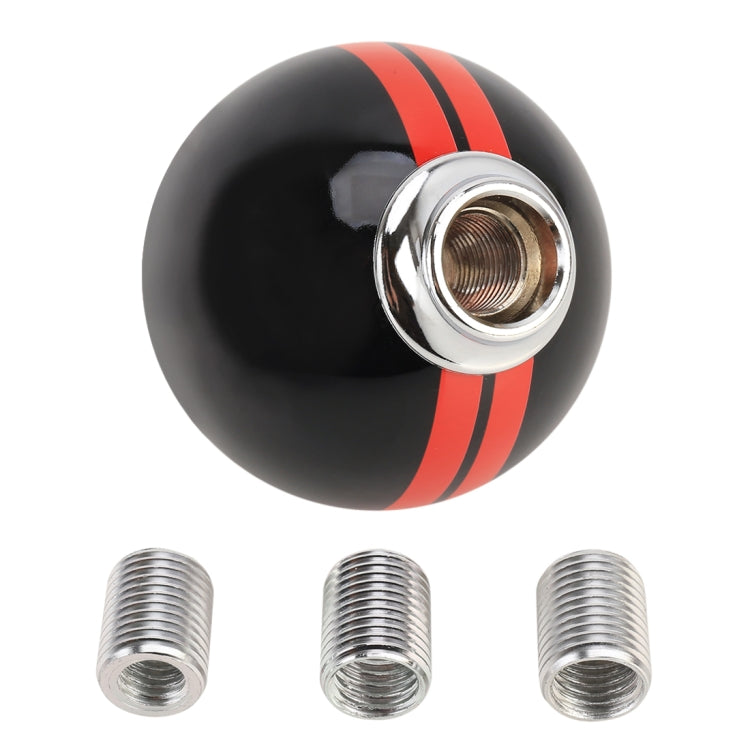Universal Vehicle Ball Shape Modified Resin Shifter Manual 5-Speed Gear Shift Knob (Black Red) - Shift Knob by PMC TechLife | Online Shopping South Africa | PMC TechLife | Buy Now Pay Later Mobicred
