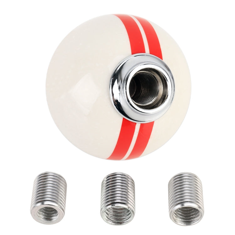 Universal Vehicle Ball Shape Modified Resin Shifter Manual 6-Speed Left-R Gear Shift Knob(Red) - Shift Knob by PMC TechLife | Online Shopping South Africa | PMC TechLife | Buy Now Pay Later Mobicred