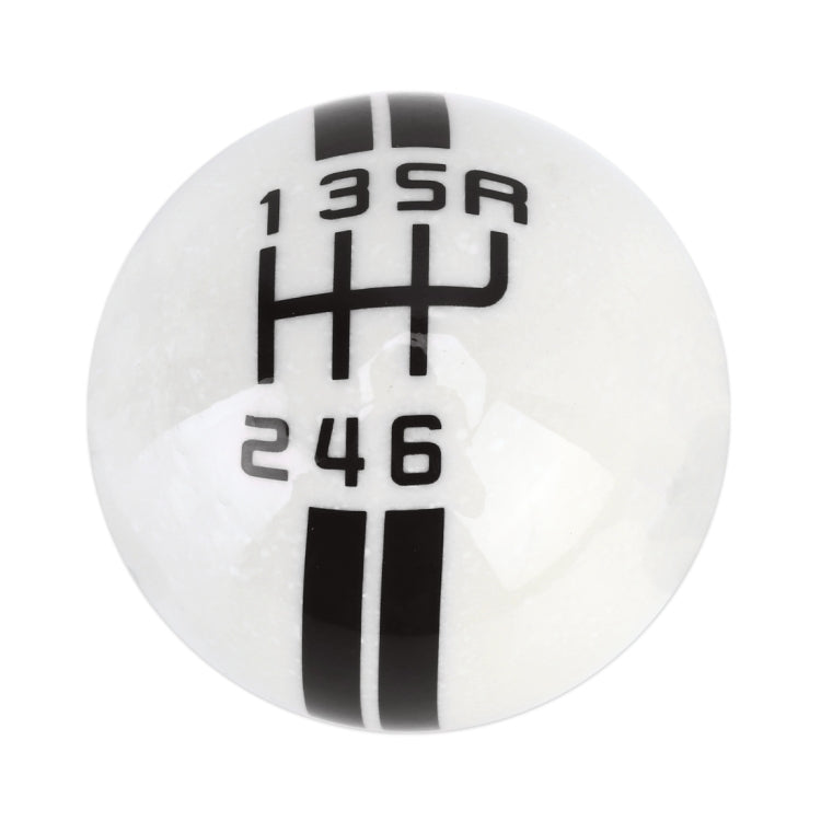 Universal Vehicle Ball Shape Modified Resin Shifter Manual 6-Speed Right-R Gear Shift Knob(Black) - Shift Knob by PMC TechLife | Online Shopping South Africa | PMC TechLife | Buy Now Pay Later Mobicred