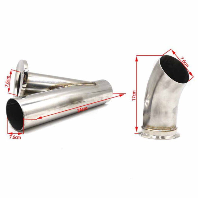 CNSPEED Stainless Steel Car Remote Control Electric Exhaust Valve Pipe Set, Size: 2.25 inch - Exhaust Pipes by PMC TechLife | Online Shopping South Africa | PMC TechLife | Buy Now Pay Later Mobicred