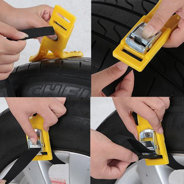 6PCS Car Snow Tire Anti-skid Chains For Family Car(Black) - Car Road Trouble Clearer by PMC TechLife | Online Shopping South Africa | PMC TechLife | Buy Now Pay Later Mobicred