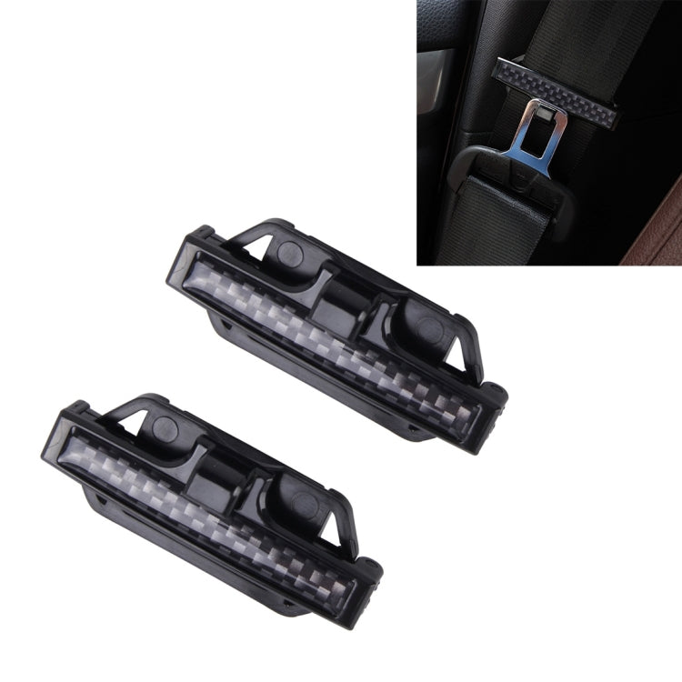 DM-013 2PCS Universal Fit Car Seatbelt Adjuster Clip Belt Strap Clamp Shoulder Neck Comfort Adjustment Child Safety Stopper Buckle(Black) - Seat Belts & Padding by PMC TechLife | Online Shopping South Africa | PMC TechLife | Buy Now Pay Later Mobicred