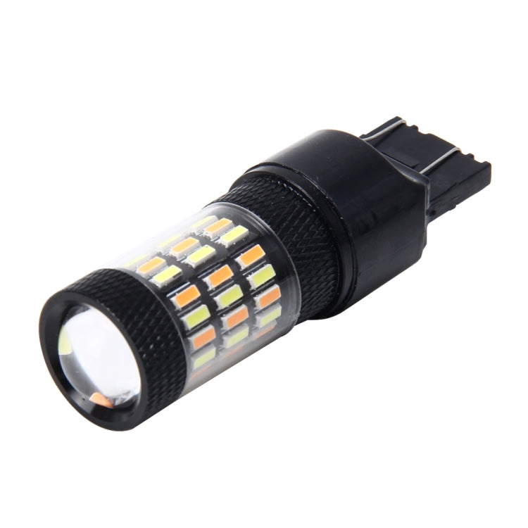 7443 5W 350LM 60LEDs DC 12V 6000K SMD-4014 Car Auto Brake Light Turn Signal Lights (White Light+Yellow Light) - Brake Lights by PMC TechLife | Online Shopping South Africa | PMC TechLife | Buy Now Pay Later Mobicred