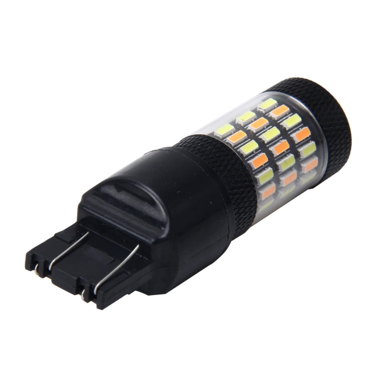 7443 5W 350LM 60LEDs DC 12V 6000K SMD-4014 Car Auto Brake Light Turn Signal Lights (White Light+Yellow Light) - Brake Lights by PMC TechLife | Online Shopping South Africa | PMC TechLife | Buy Now Pay Later Mobicred