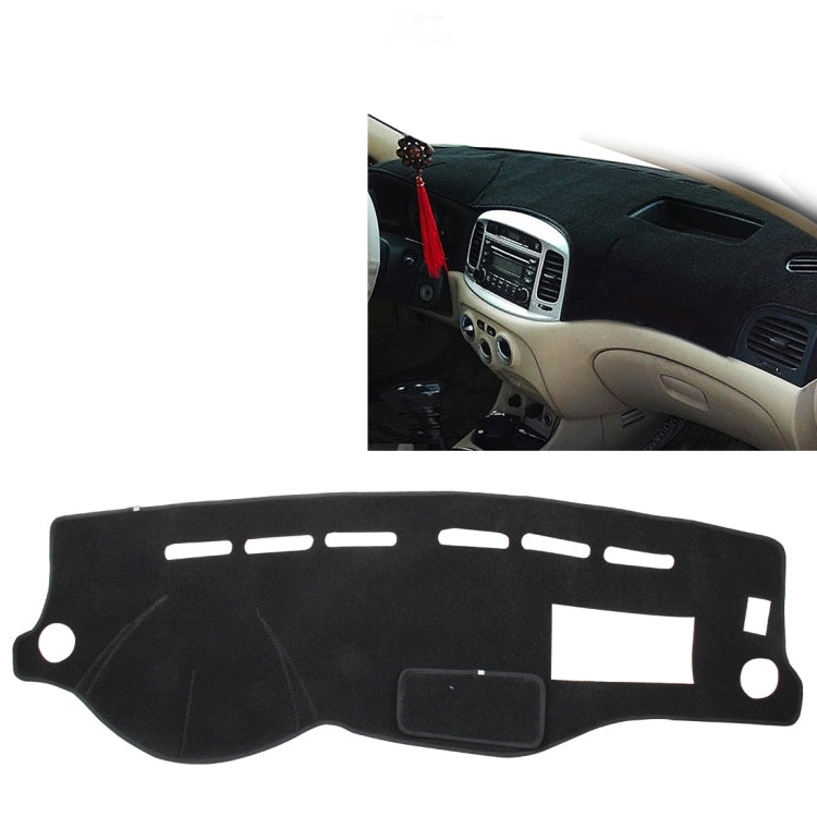 Dark Mat Car Dashboard Cover Car Light Pad Instrument Panel Sunscreen for Modern Accent (Please note the model and year) - Sound & Heat Insulation Cotton by PMC TechLife | Online Shopping South Africa | PMC TechLife | Buy Now Pay Later Mobicred