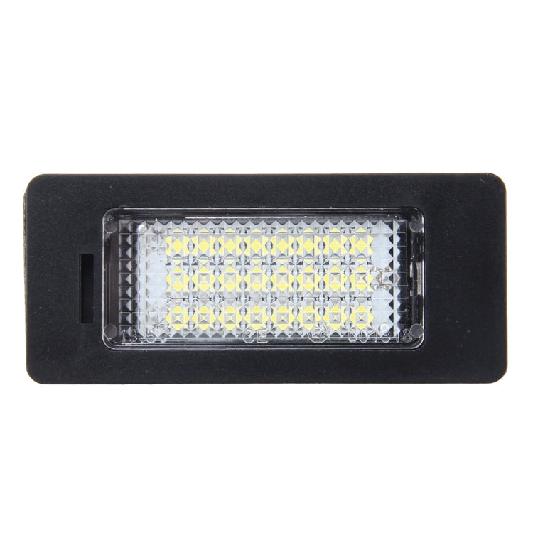 2 PCS 2W 120 LM Car License Plate Light with 24 SMD-3528 Lamps for Audi,Volkswagen, DC 12V - License Plate Lights by PMC TechLife | Online Shopping South Africa | PMC TechLife | Buy Now Pay Later Mobicred