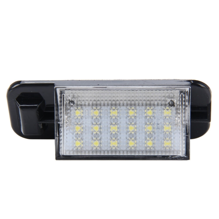 2 PCS License Plate Light with 18  SMD-3528 Lamps for BMW E36(1992-1998)���2W 120LM,6000K, DC12V (White Light) - License Plate Lights by PMC TechLife | Online Shopping South Africa | PMC TechLife | Buy Now Pay Later Mobicred