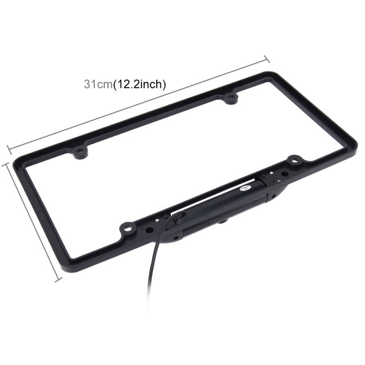 US license plate dedicated IP67 IP68 Waterproof 720 x 540 Pixels 120-170 Degree Breadth Car Rear View Backup Camera Reversing Camera with Infrared Night Vision Function - Rear View Cameras by PMC TechLife | Online Shopping South Africa | PMC TechLife | Buy Now Pay Later Mobicred