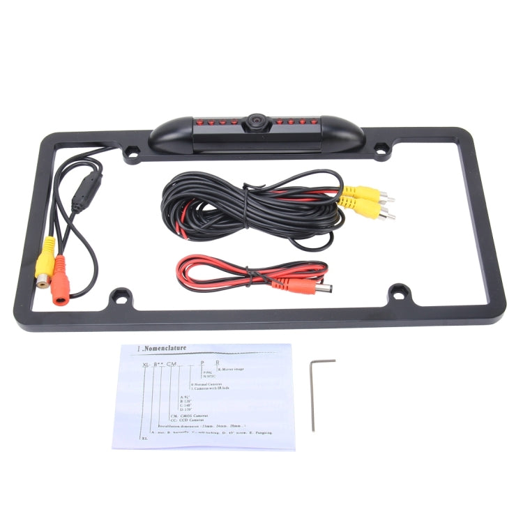 US license plate dedicated IP67 IP68 Waterproof 720 x 540 Pixels 120-170 Degree Breadth Car Rear View Backup Camera Reversing Camera with Infrared Night Vision Function - Rear View Cameras by PMC TechLife | Online Shopping South Africa | PMC TechLife | Buy Now Pay Later Mobicred