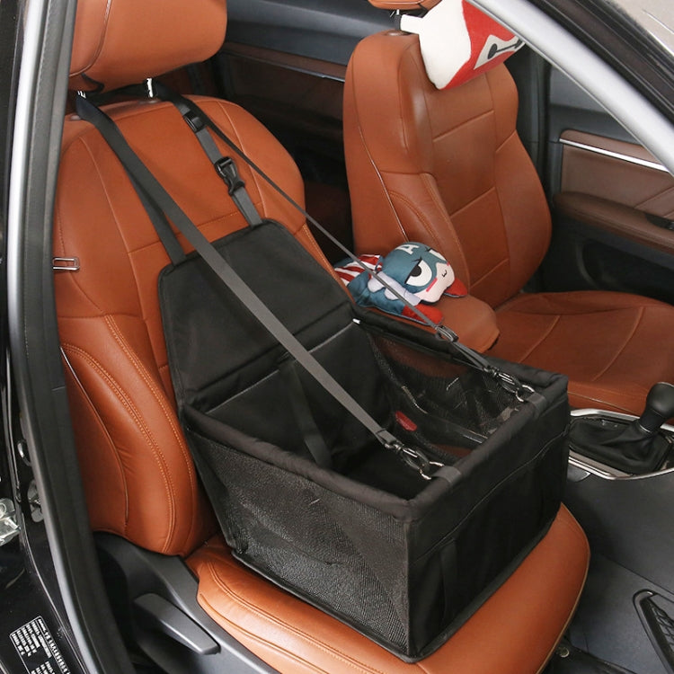 Nonslip Folding Breathable Waterproof Car Vice Driving Seat Cover Pet Cat Dog Bag, Size: 40 x 30 x 25 cm(Black) - Seat Accessories by PMC TechLife | Online Shopping South Africa | PMC TechLife | Buy Now Pay Later Mobicred