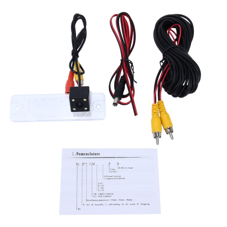 656x492 Effective Pixel  NTSC 60HZ CMOS II Water-resistant Car Rear View Backup Camera With 4 LED Lamps for Renault Koleos 2008-2015 Version - Rear View Cameras by PMC TechLife | Online Shopping South Africa | PMC TechLife | Buy Now Pay Later Mobicred