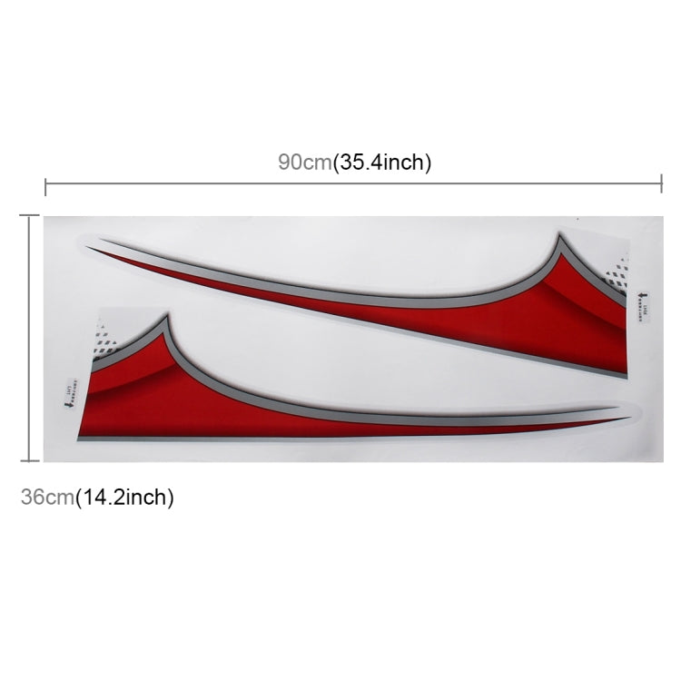 4 PCS SUV Body Decorative Strip Brand Car Streamline Shining Sticker for Toyota Prado 2015 Version - Decorative Sticker by PMC TechLife | Online Shopping South Africa | PMC TechLife | Buy Now Pay Later Mobicred