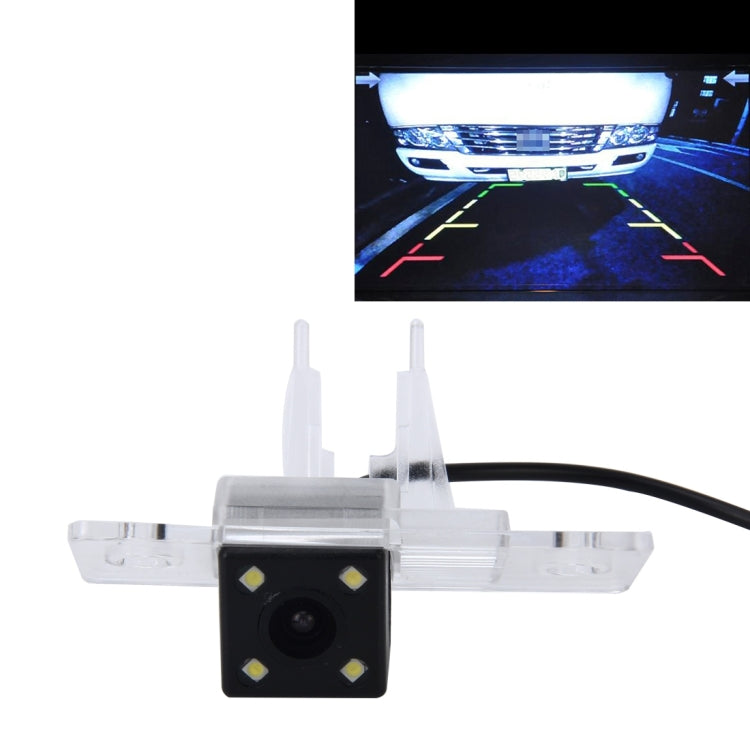 656��492 Effective Pixel  NTSC 60HZ CMOS II Waterproof Car Rear View Backup Camera With 4 LED Lamps for Volkswagen 2008-2010 Version Touareg - Rear View Cameras by PMC TechLife | Online Shopping South Africa | PMC TechLife | Buy Now Pay Later Mobicred