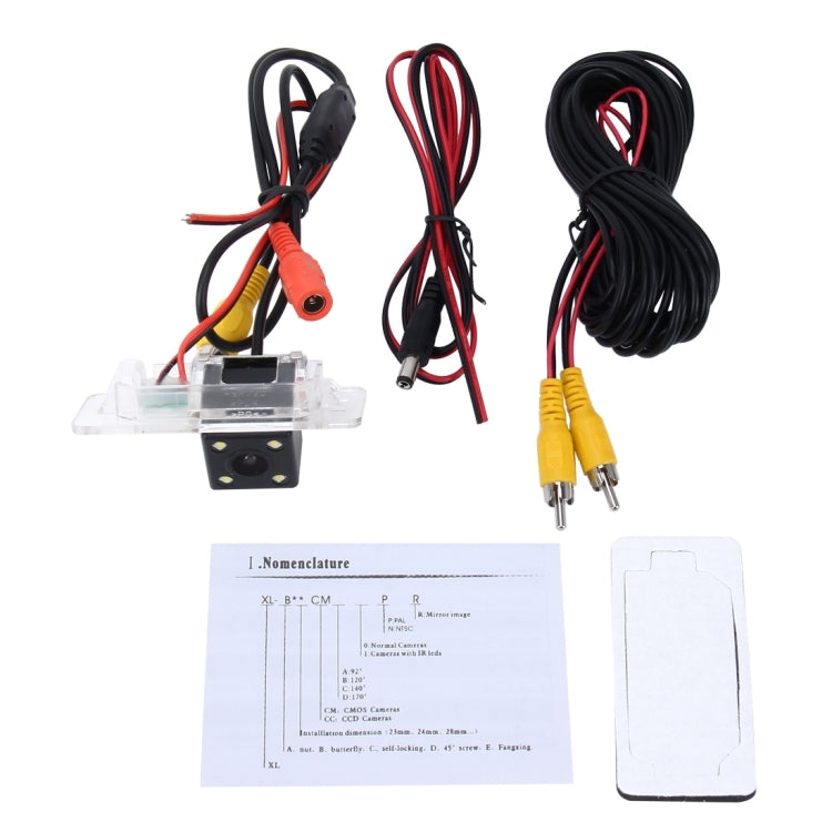 656��492 Effective Pixel  NTSC 60HZ CMOS II Waterproof Car Rear View Backup Camera With 4 LED Lamps for BMW 3 Series /5 Series/ X5/X6/X1/1 Series Sedan 2008-2010 Version - Rear View Cameras by PMC TechLife | Online Shopping South Africa | PMC TechLife | Buy Now Pay Later Mobicred