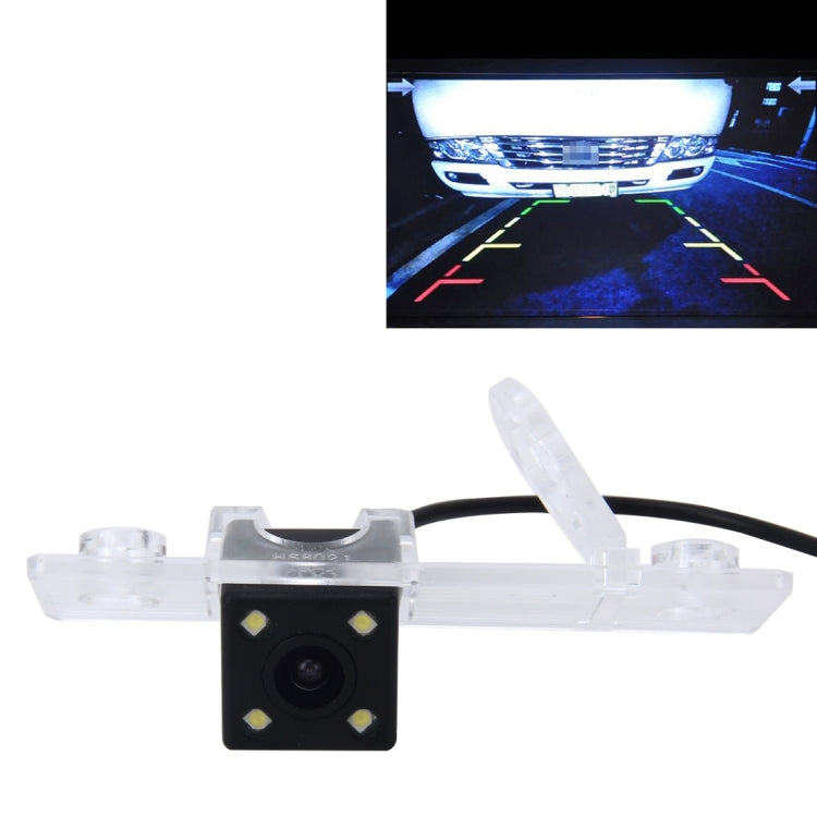 656��492 Effective Pixel  NTSC 60HZ CMOS II Waterproof Car Rear View Backup Camera With 4 LED Lamps for Chevrolet Epica 2008-2013 Version / Cruze 2008-2014 Version / Captiva 2012-2014 Version - Rear View Cameras by PMC TechLife | Online Shopping South Africa | PMC TechLife | Buy Now Pay Later Mobicred