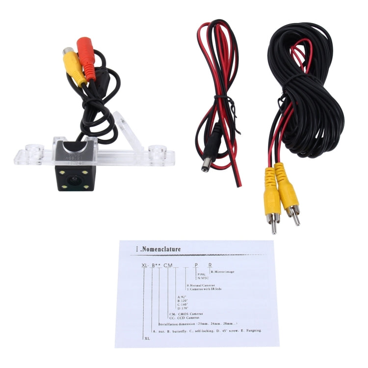 656��492 Effective Pixel  NTSC 60HZ CMOS II Waterproof Car Rear View Backup Camera With 4 LED Lamps for Chevrolet Epica 2008-2013 Version / Cruze 2008-2014 Version / Captiva 2012-2014 Version - Rear View Cameras by PMC TechLife | Online Shopping South Africa | PMC TechLife | Buy Now Pay Later Mobicred