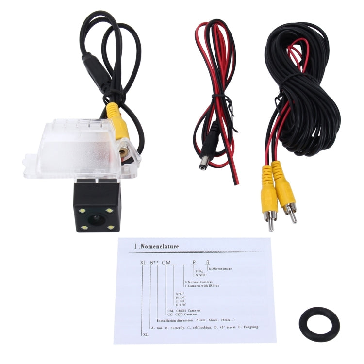 656��492 Effective Pixel NTSC 60HZ CMOS II Waterproof Car Rear View Backup Camera With 4 LED Lamps for Ford Mondeo 2010-2012 Version / Focus Hatchback 2010-2014 Version - Rear View Cameras by PMC TechLife | Online Shopping South Africa | PMC TechLife | Buy Now Pay Later Mobicred