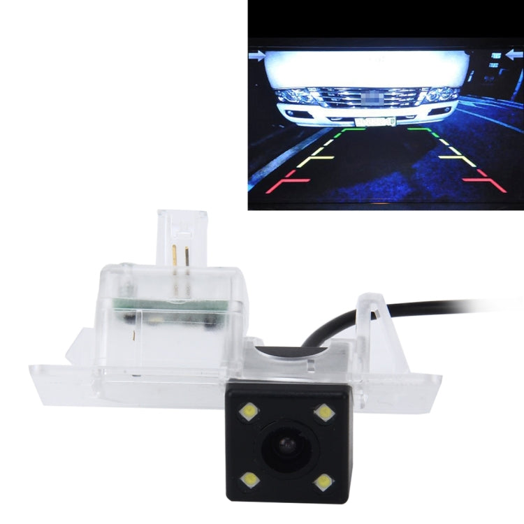656x492 Effective Pixel  NTSC 60HZ CMOS II Waterproof Car Rear View Backup Camera With 4 LED Lamps for Volkswagen 2015/2016 Version Touareg 2015/2016 Version Sharan - Rear View Cameras by PMC TechLife | Online Shopping South Africa | PMC TechLife | Buy Now Pay Later Mobicred