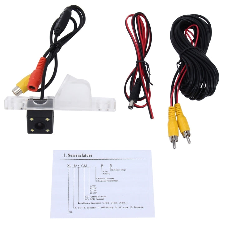 656x492 Effective Pixel  NTSC 60HZ CMOS II Waterproof Car Rear View Backup Camera With 4 LED Lamps for Chevrolet Epica Overseas Edition - Rear View Cameras by PMC TechLife | Online Shopping South Africa | PMC TechLife | Buy Now Pay Later Mobicred