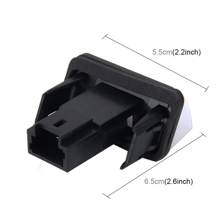 2 PCS License Plate Light with 24 SMD-3528 Lamps for Peugeot Citroen(White Light) - License Plate Lights by PMC TechLife | Online Shopping South Africa | PMC TechLife | Buy Now Pay Later Mobicred