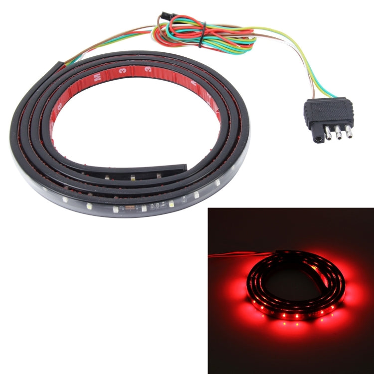 1.5m Pickup Truck 5W White DRL Light + Red Brake Light with 80 SMD-2835-LED Lamps, DC 12-24V - Brake Lights by PMC TechLife | Online Shopping South Africa | PMC TechLife | Buy Now Pay Later Mobicred