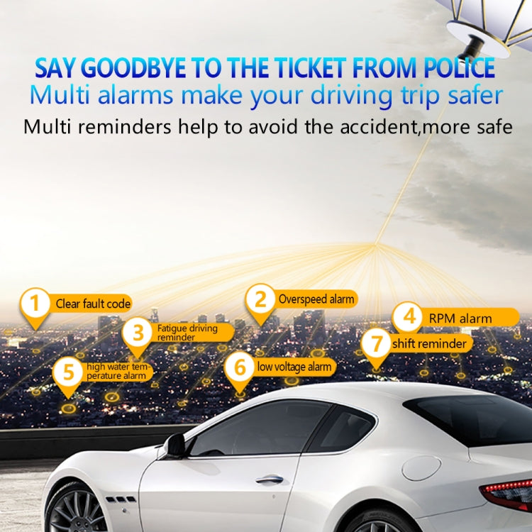 C500 Car HUD Virtual HD Projection Head-up Display, With Adjustable Reflection Board, Speed & RPM & Water Temperature & Oil Consumption & Driving Distance / Time & Voltage Display, Over Speed Alarm, Connect OBD2 Interface(Green) - Head Up Display System by PMC TechLife | Online Shopping South Africa | PMC TechLife | Buy Now Pay Later Mobicred