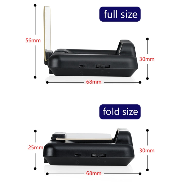 C500 Car HUD Virtual HD Projection Head-up Display, With Adjustable Reflection Board, Speed & RPM & Water Temperature & Oil Consumption & Driving Distance / Time & Voltage Display, Over Speed Alarm, Connect OBD2 Interface(Blue) - Head Up Display System by PMC TechLife | Online Shopping South Africa | PMC TechLife | Buy Now Pay Later Mobicred