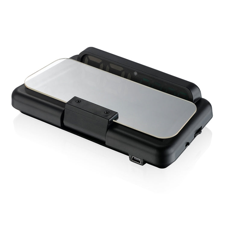 C500 Car HUD Virtual HD Projection Head-up Display, With Adjustable Reflection Board, Speed & RPM & Water Temperature & Oil Consumption & Driving Distance / Time & Voltage Display, Over Speed Alarm, Connect OBD2 Interface(White) - free shipping - PMC TechLife - Order now!