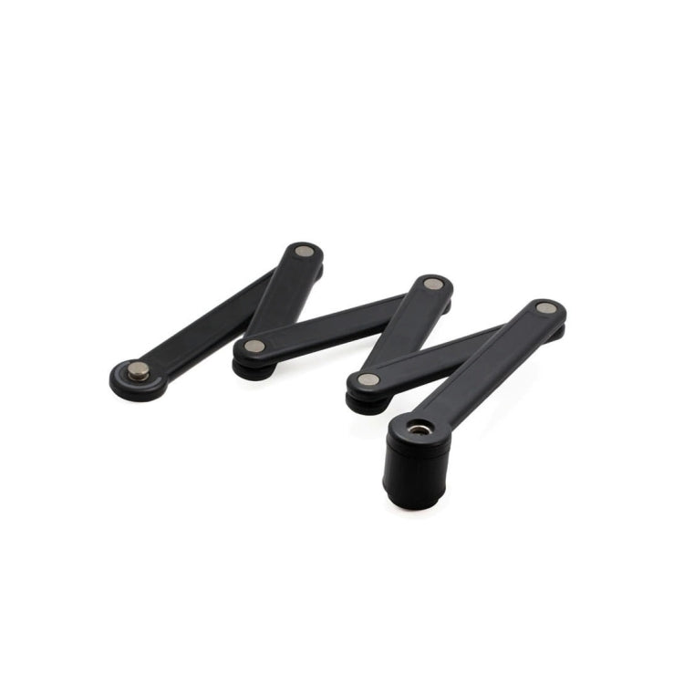 Foldable Alloy Steel Anti-theft Lock with Keys for Motorcycle Bike House Door - Theft Protection by PMC TechLife | Online Shopping South Africa | PMC TechLife | Buy Now Pay Later Mobicred