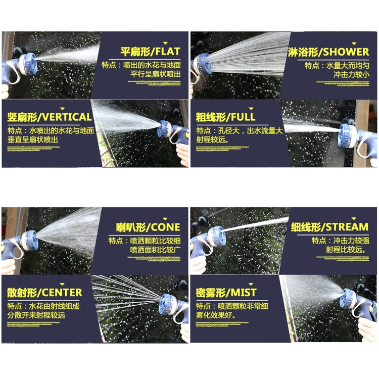 8 Function Garden Water Gun Multi-functional Spray Gun Gardening Spray Gun Watering Guns Adjustable Hose Nozzles 8 Pattern Garden Water Gun - Watering & Irrigation by PMC TechLife | Online Shopping South Africa | PMC TechLife | Buy Now Pay Later Mobicred