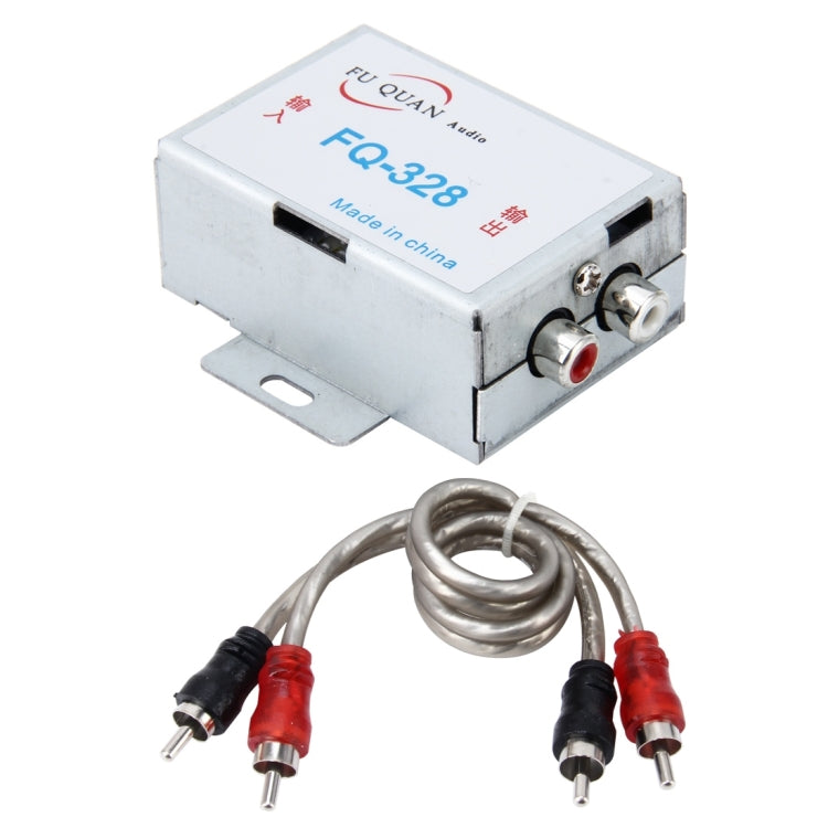 FQ-328 3.5mm Car RCA Amplifier Audio Noise Filter - Car Amplifiers by PMC TechLife | Online Shopping South Africa | PMC TechLife | Buy Now Pay Later Mobicred