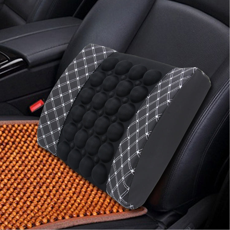 12V Four Season Chemical Fiber Wrapping Lumbar Seat Relaxation Waist Support Cushion for Car Office Family (White) - Seat Accessories by PMC Jewellery | Online Shopping South Africa | PMC Jewellery | Buy Now Pay Later Mobicred