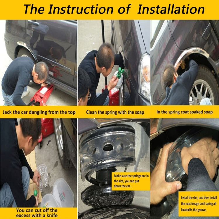 2 PCS Car Auto A Type Shock Absorber Spring Bumper Power Cushion Buffer, Spring Spacing: 47mm, Colloid Height: 80mm - Power Cushion by PMC TechLife | Online Shopping South Africa | PMC TechLife | Buy Now Pay Later Mobicred