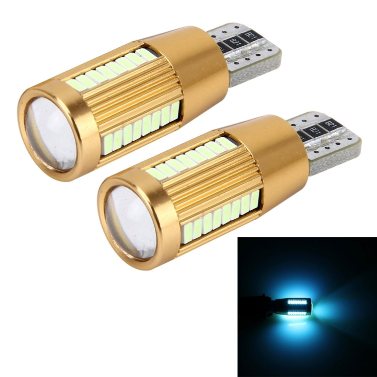 2 PCS T10 2W Constant Current Car Clearance Light with 38 SMD-3014 Lamps, DC 12-16V(Ice Blue Light) - Clearance Lights by PMC TechLife | Online Shopping South Africa | PMC TechLife | Buy Now Pay Later Mobicred