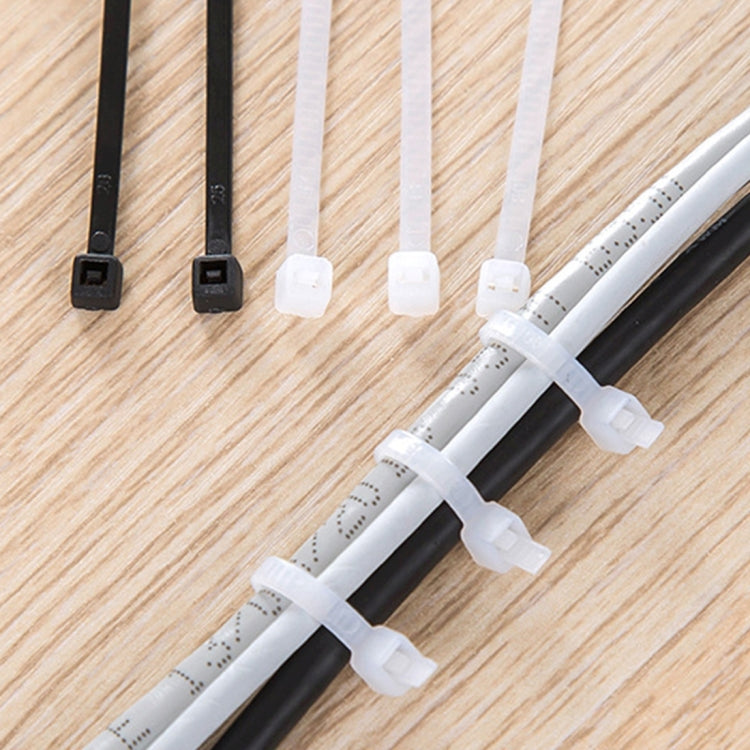 500 PCS 5mm*250mm Nylon Cable Ties(Black) - Booster Cable & Clip by PMC TechLife | Online Shopping South Africa | PMC TechLife | Buy Now Pay Later Mobicred