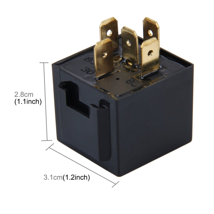 10 PCS JD-1914 40 AMP 12V Waterproof Car Auto Five Plugs Relay - Relays by PMC TechLife | Online Shopping South Africa | PMC TechLife | Buy Now Pay Later Mobicred