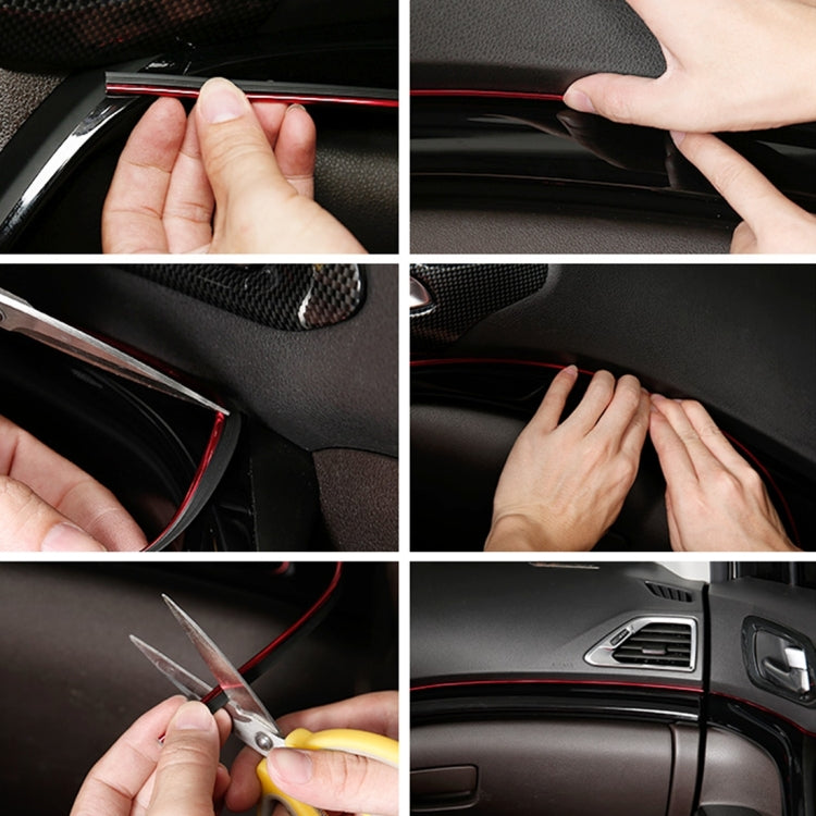 5m Flexible Trim For DIY Automobile Car Interior Exterior Moulding Trim Decorative Line Strip with Film Scraper(Red) - Anti Collision Sticker by PMC TechLife | Online Shopping South Africa | PMC TechLife