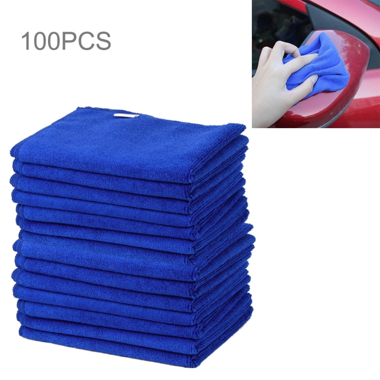 100 PCS 30cm �� 30cm Quick Dry Towels Cleaning Cloth Car Detailing Care Towels - Car washing supplies by PMC TechLife | Online Shopping South Africa | PMC TechLife | Buy Now Pay Later Mobicred