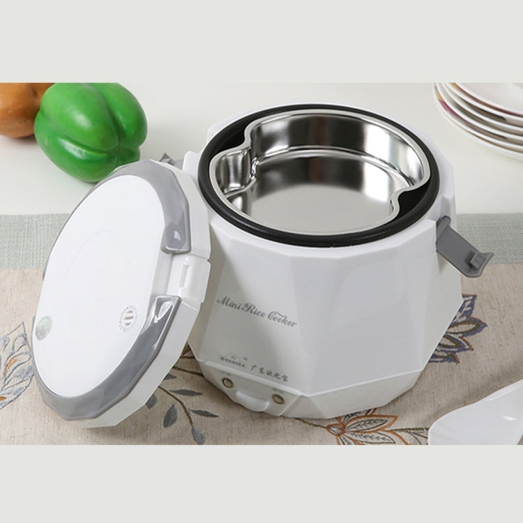 OUSHIBA Car Auto C3 Mini Multi-function Rice Cooker 12V 1.3L Volume for Rice Soup Noodles Vegetable Dessert(White) - Rice Cookers by PMC TechLife | Online Shopping South Africa | PMC TechLife | Buy Now Pay Later Mobicred