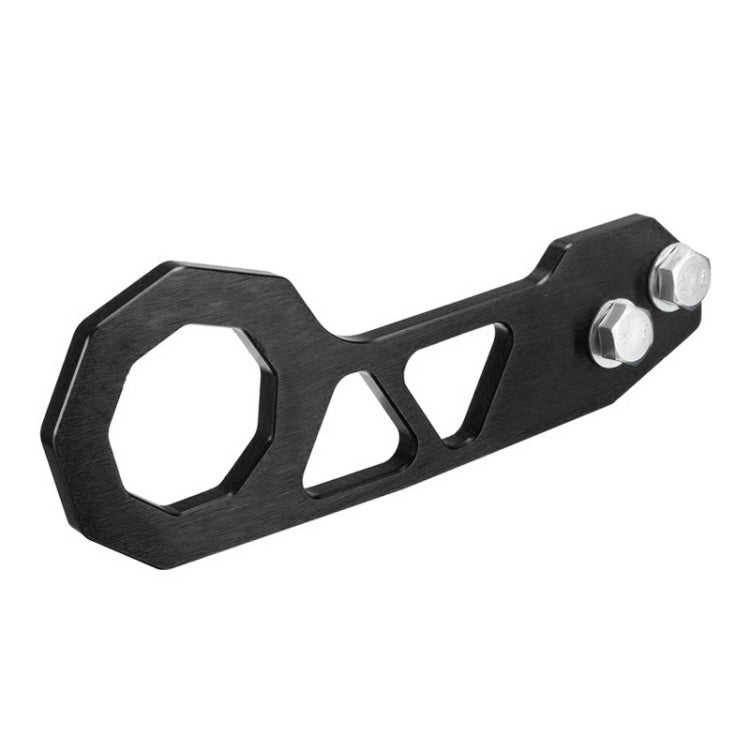 Aluminum Alloy Rear Tow Towing Hook Trailer Ring for Universal Car Auto with 2 x Screw Holes(Black) - free shipping - PMC TechLife - Order now!