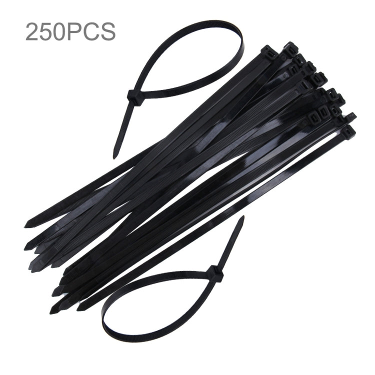 250 PCS 8mm*300mm Nylon Cable Ties(Black) - free shipping - PMC TechLife - Order now!