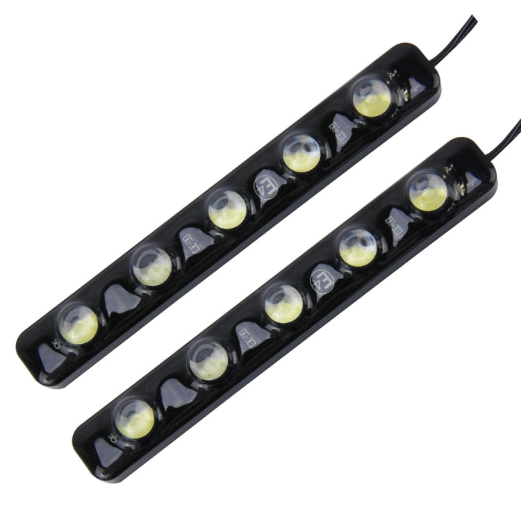 2 PCS 5W 150 LM 6000K DRL Daytime Running Light with 5 SMD-5050 Lamps, DC 12V(White Light) - Running Lights by PMC TechLife | Online Shopping South Africa | PMC TechLife | Buy Now Pay Later Mobicred