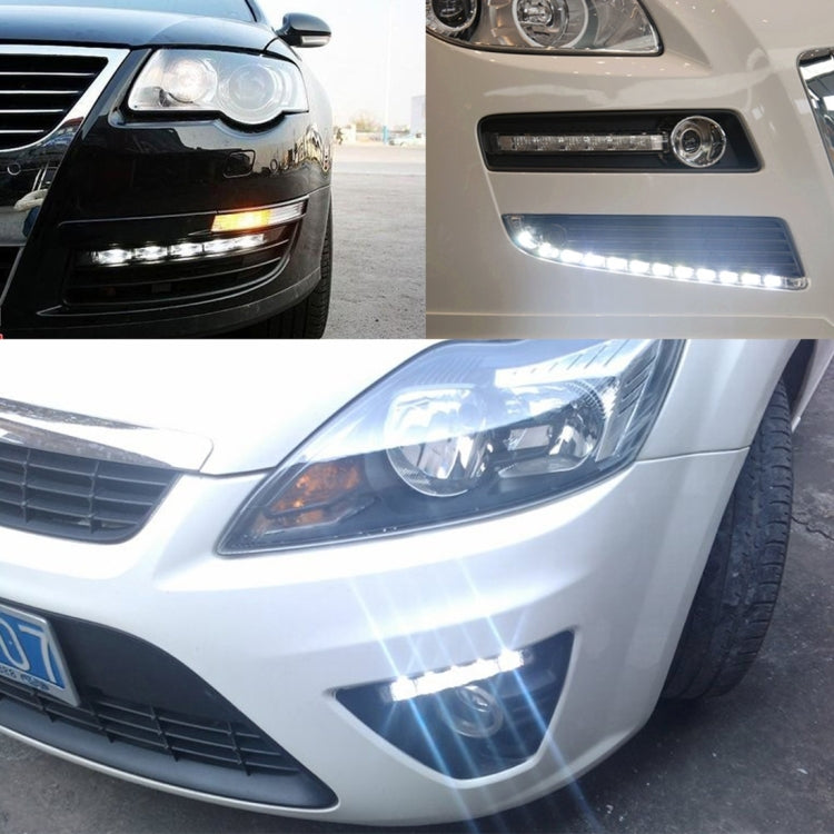 2 PCS 5W 150 LM 6000K DRL Daytime Running Light with 5 SMD-5050 Lamps, DC 12V(White Light) - Running Lights by PMC TechLife | Online Shopping South Africa | PMC TechLife | Buy Now Pay Later Mobicred
