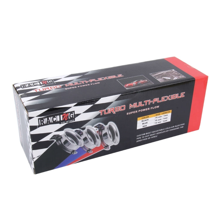 Car Auto Universal Tube Air Filter Adjustable Cold Air Injection Intake System Pipe Without Air Filter(Red) - free shipping - PMC TechLife - Order now!