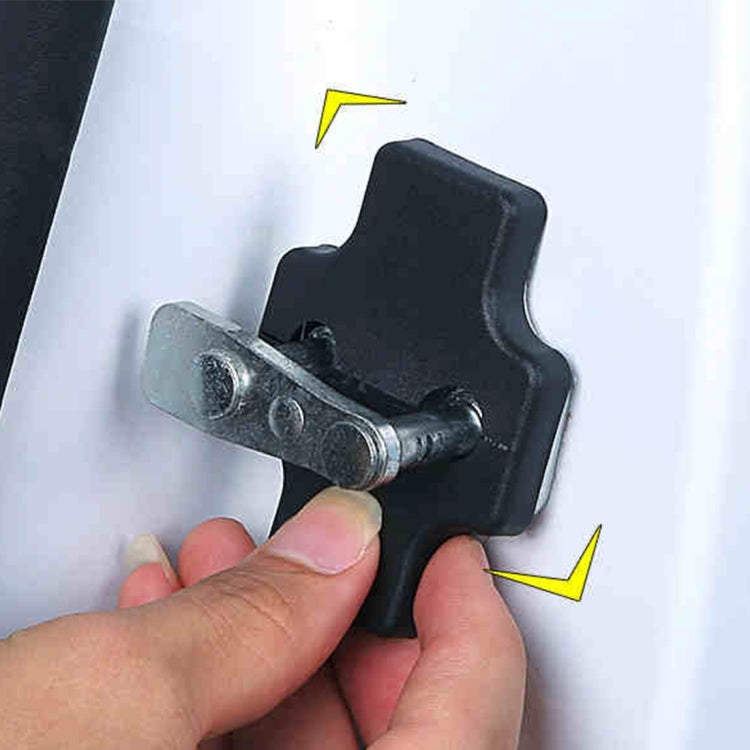 4 PCS Car Door Lock Buckle Decorated Rust Guard Protection Cover for BaoJun Chery SGMW Chevrolet HuaCheng ZhongHua - Locks & Hasps by PMC TechLife | Online Shopping South Africa | PMC TechLife | Buy Now Pay Later Mobicred