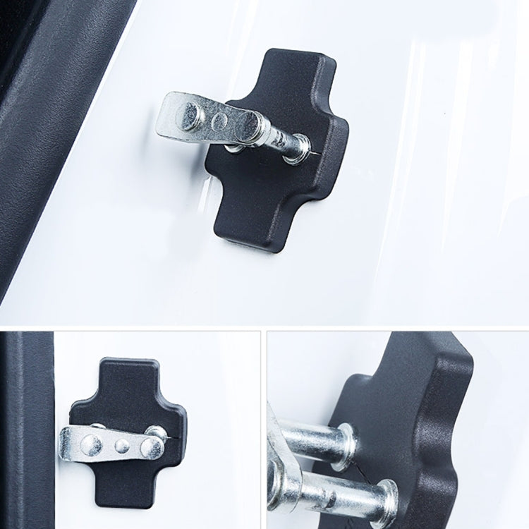 4 PCS Car Door Lock Buckle Decorated Rust Guard Protection Cover for BaoJun Chery SGMW Chevrolet HuaCheng ZhongHua - Locks & Hasps by PMC TechLife | Online Shopping South Africa | PMC TechLife | Buy Now Pay Later Mobicred