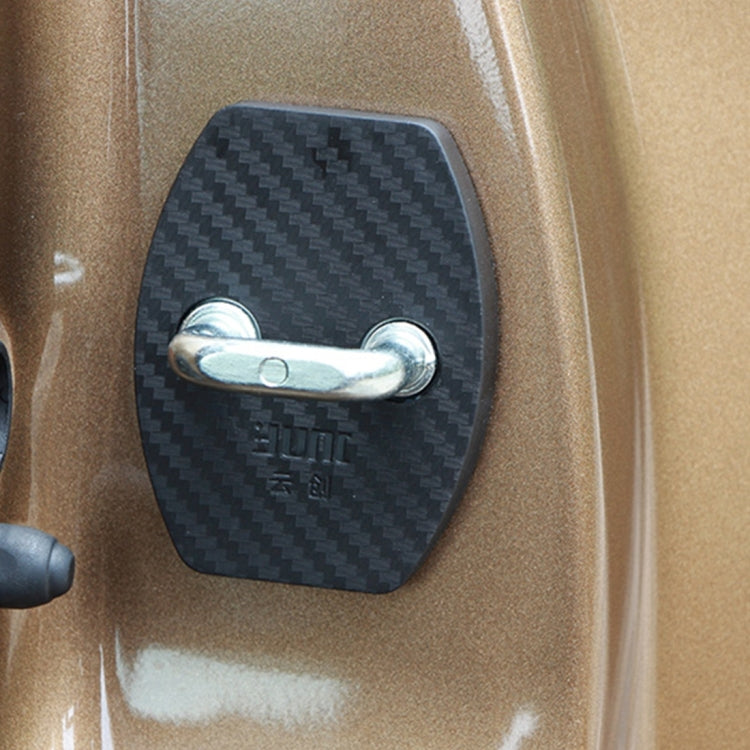 4 PCS Car Door Lock Buckle Decorated Rust Guard Protection Cover for Aeolus A30 BYD Surui BYD Qin - free shipping - PMC TechLife - Order now!
