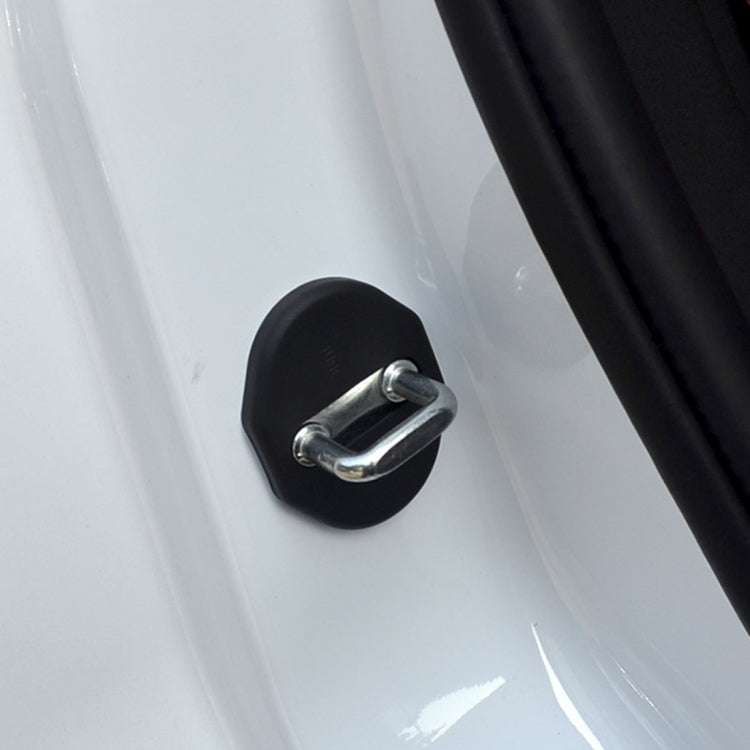 4 PCS Car Door Lock Buckle Decorated Rust Guard Protection Cover for Besturn B50 B70 Hawtai BOLIGER Santa Fe Luxgen SUV MPV7 U6 - Locks & Hasps by PMC TechLife | Online Shopping South Africa | PMC TechLife | Buy Now Pay Later Mobicred