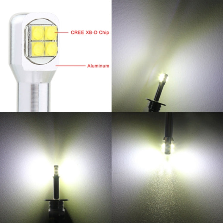 2 PCS  H3 40W 800 LM 6000K 8 LEDs Car Fog Lights, DC 12V(White Light) - Fog / Driving Lights by PMC TechLife | Online Shopping South Africa | PMC TechLife | Buy Now Pay Later Mobicred