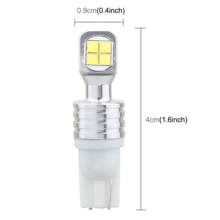 2 PCS  T10 40W 800 LM 6000K Car Clearance Light Reading Light License Light with 8 Lamp, DC 12V(White Light) - Clearance Lights by PMC TechLife | Online Shopping South Africa | PMC TechLife | Buy Now Pay Later Mobicred